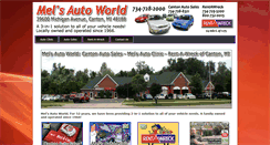 Desktop Screenshot of melsautoworld.com